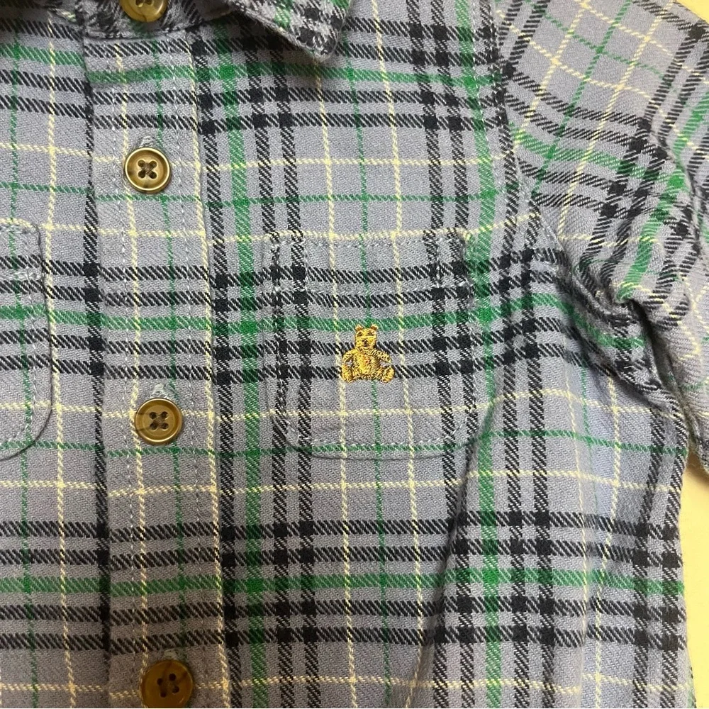GAP Baby Flannel Bodysuit 3-6 months‎